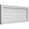 Ekena Millwork Vertical Surface Mount PVC Gable Vent: Functional, w/ 2"W x 2"P Brickmould Sill Frame, 38"W x 16"H GVPVE38X1603SF - alternate 2